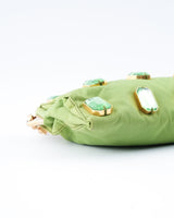 Prada Tessuto Pietre Embellished Shoulder Bag
