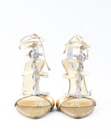 Le Silla Crystal-Embellished Anchor Heels - EU 38
