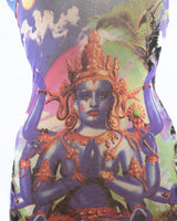 Jean Paul Gaultier Hindu Shiva Mesh Dress