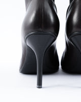 Dior Leather Knee High Logo Boots - EU 37