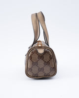 Gucci Monogram Crystal Joy Mini Boston Bag