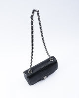 Chanel Python Leather Mini Classic Flap Bag