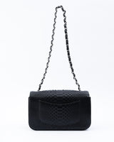 Chanel Python Leather Mini Classic Flap Bag