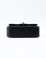 Chanel Python Leather Mini Classic Flap Bag