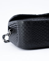 Chanel Python Leather Mini Classic Flap Bag