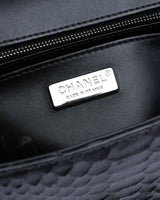 Chanel Python Leather Mini Classic Flap Bag