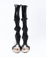 Sergio Rossi Seashells Gladiator Cut Out Heels - EU 37.5