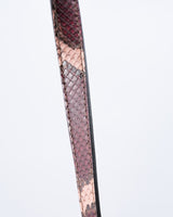 Gucci Python Leather Bamboo Tote Bag