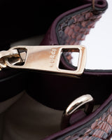 Gucci Python Leather Bamboo Tote Bag