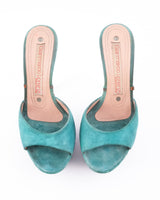 Gianmarco Lorenzi Embossed Python Leather Heels - EU 36