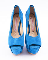 Gianmarco Lorenzi Suede Heels - EU 38