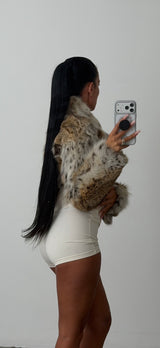 Vintage Lynx Fur Jacket