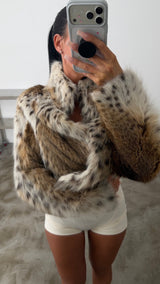 Vintage Lynx Fur Jacket