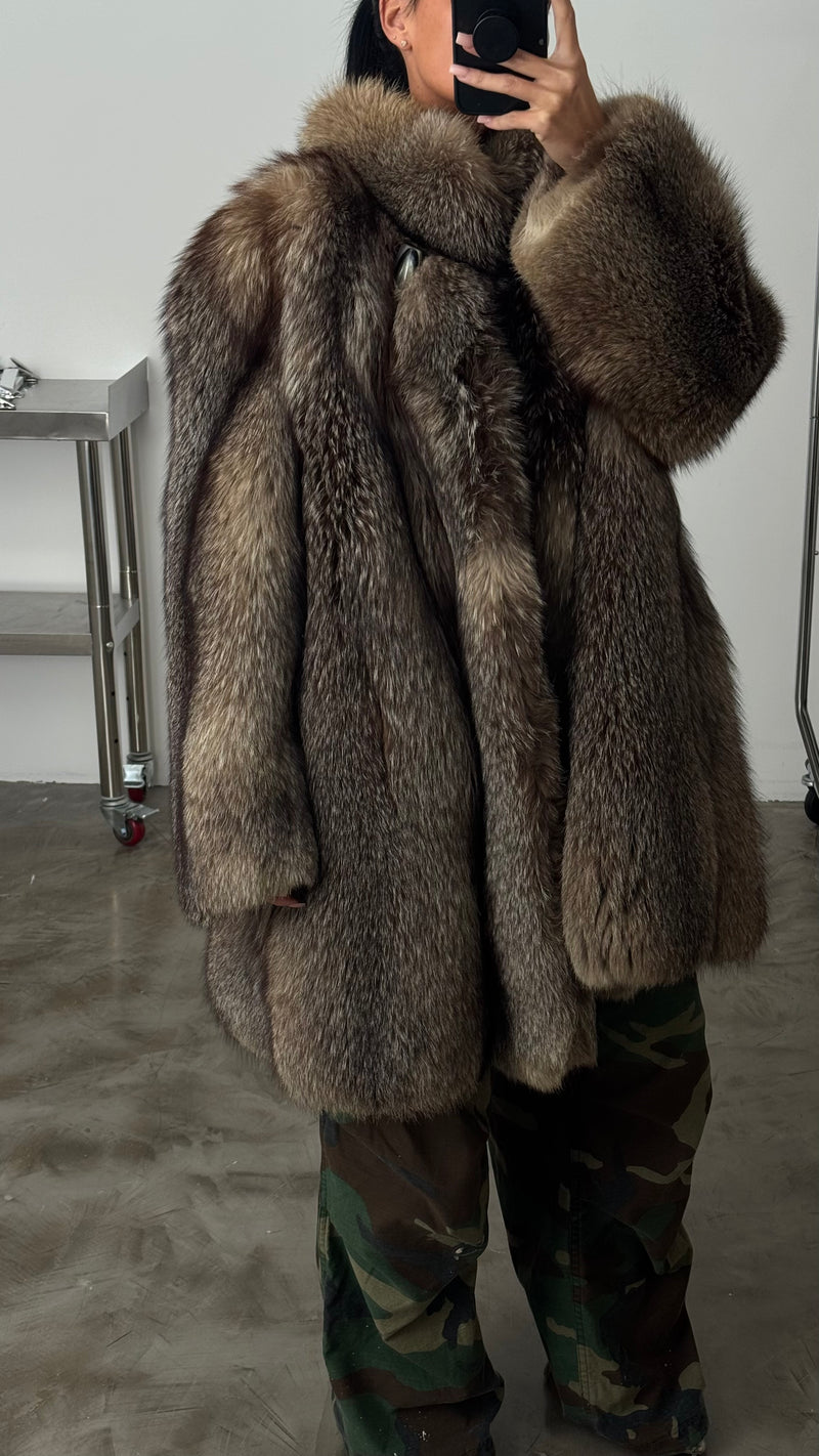 Vintage Fox Fur Coat