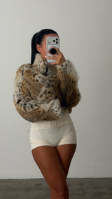 Vintage Lynx Fur Jacket