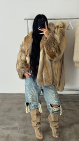 Vintage Fox Fur Coat