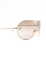 Chanel CC Crystal Sunglasses