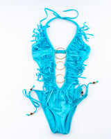 Dolce & Gabbana Fringe Swimsuit