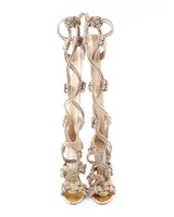 Jimmy Choo Keane Rope Gladiator Heels - EU 38