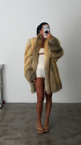 Vintage Fox Fur Coat