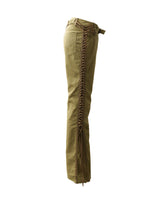 Dior Logo Plate Khaki Green Trousers