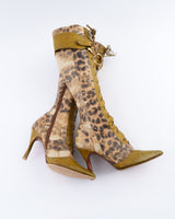 Dior Ostrich CD Logo Boots - EU 37