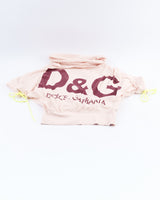 Dolce & Gabbana Logo Batwing Top/Dress