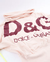 Dolce & Gabbana Logo Batwing Top/Dress