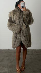 Vintage Fox Fur Coat