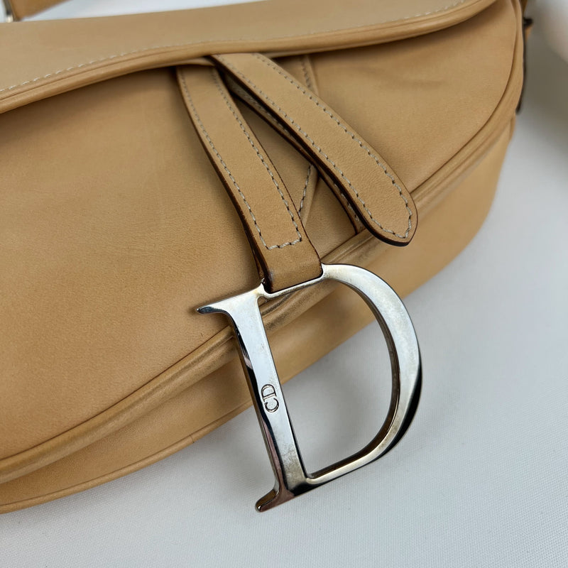 Dior Leather Saddle Bag