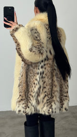 Vintage Lynx Fur Coat