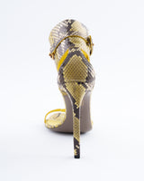 Gucci Ursula Horsebit Python Heels - EU 39.5