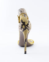 Gucci Ursula Horsebit Python Heels - EU 39.5