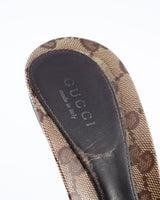 Gucci Monogram Horesbit Heels - EU 39