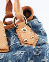 Louis Vuitton Monogram Denim Mini Pleaty Bag
