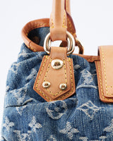 Louis Vuitton Monogram Denim Mini Pleaty Bag