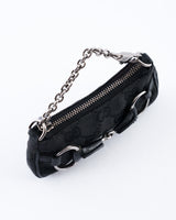 Gucci Monogram Horsebit Micro Pouch Bag