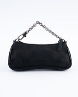Gucci Monogram Horsebit Micro Pouch Bag