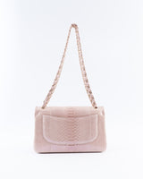 Chanel Python Jumbo Classic Double Flap Bag