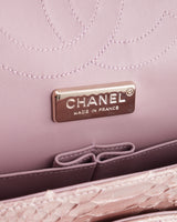 Chanel Python Jumbo Classic Double Flap Bag
