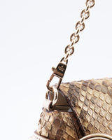 Gucci X Tom Ford Python Horsebit Chain Shoulder Bag