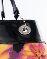 Dior Surreal Lips & Pansy Print Bag