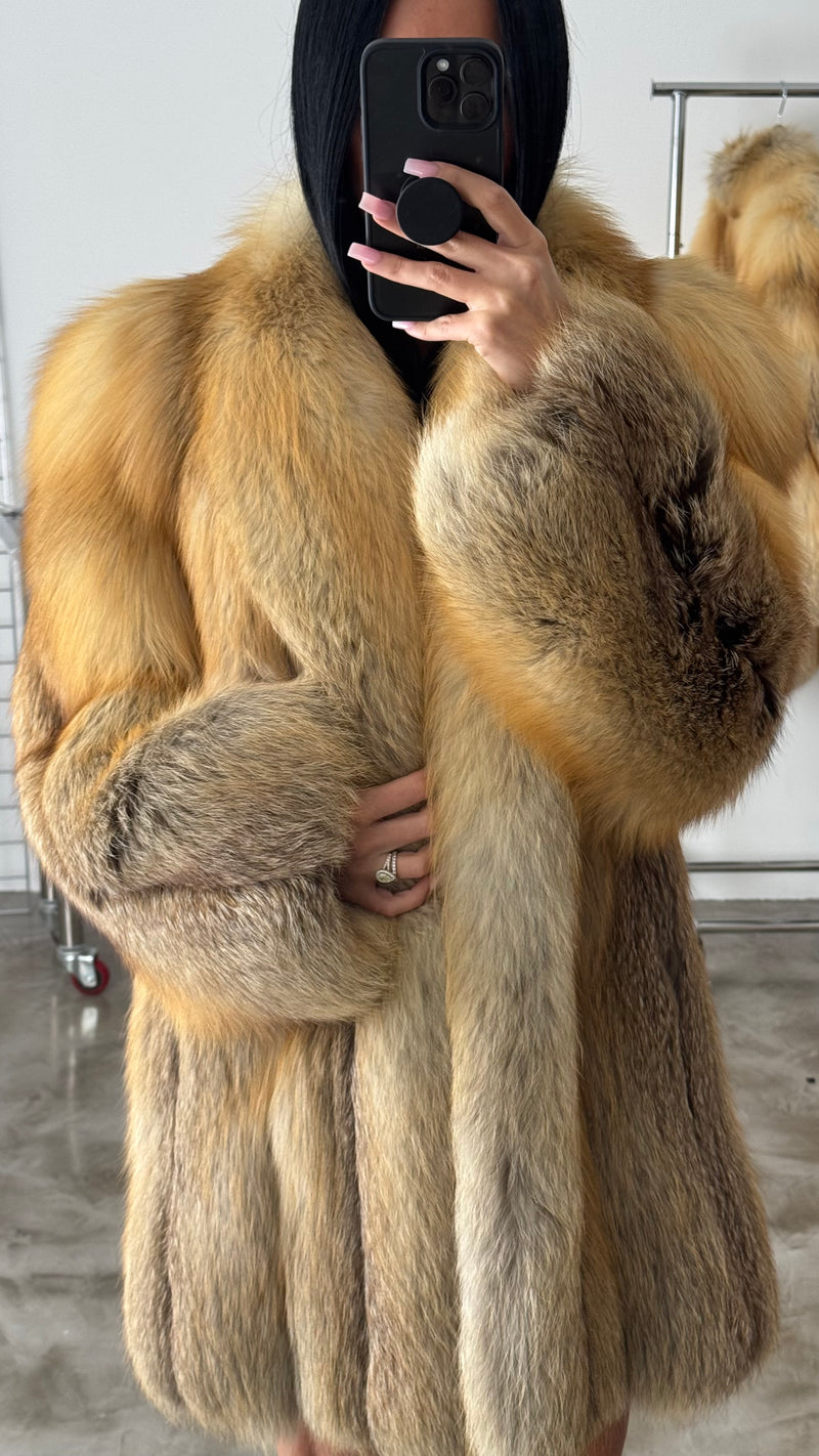 Vintage Fox Fur Coat