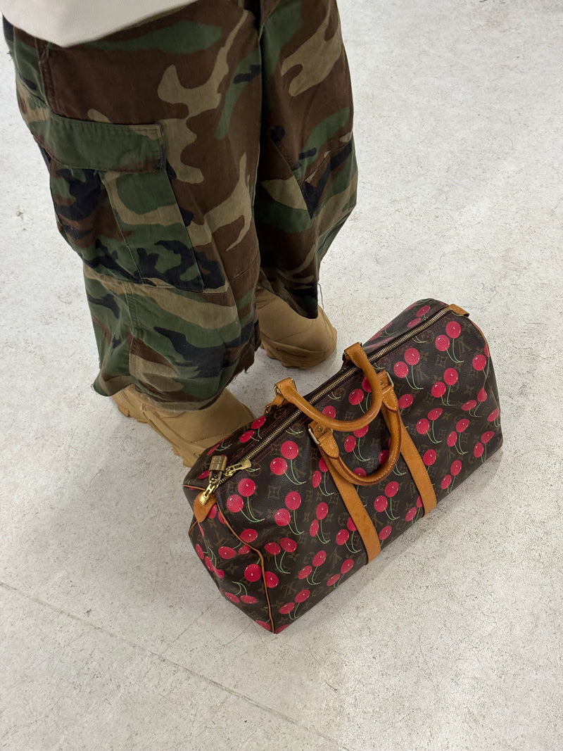 Oversized Camo Cargo Shorts