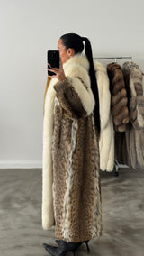 Vintage Lynx Fox Fur Coat