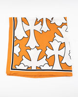 Chrome Hearts Silk Cemetery Cross Scarf