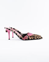 Cesare Paciotti Leopard Print Mules - EU 36