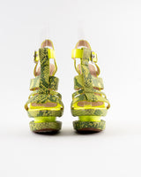 Gianmarco Lorenzi Snakeskin Heels - EU 38