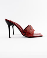 Sergio Rossi Snakeskin Heels - EU 40