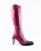 Chanel Leather CC Boots - EU 38.5